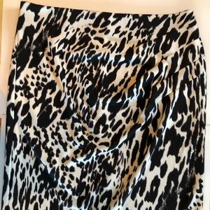 Animal print skirt